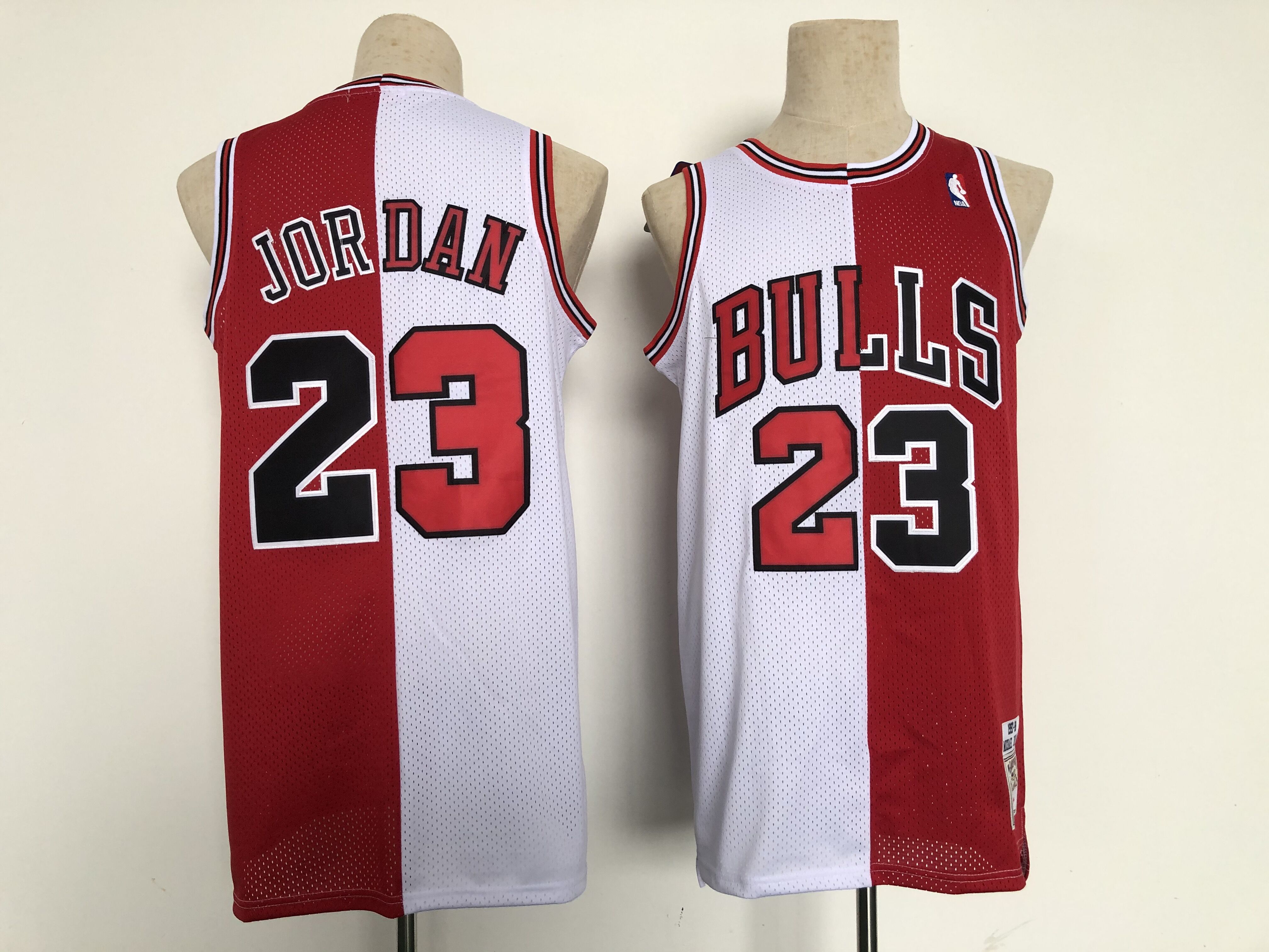 Men Chicago Bulls #23 Jordan Red white 2022 NBA Jersey